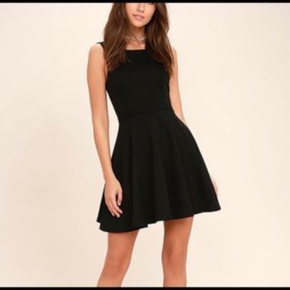 Lulus Call Me Anytime Black Dress - Picture 1 of 3